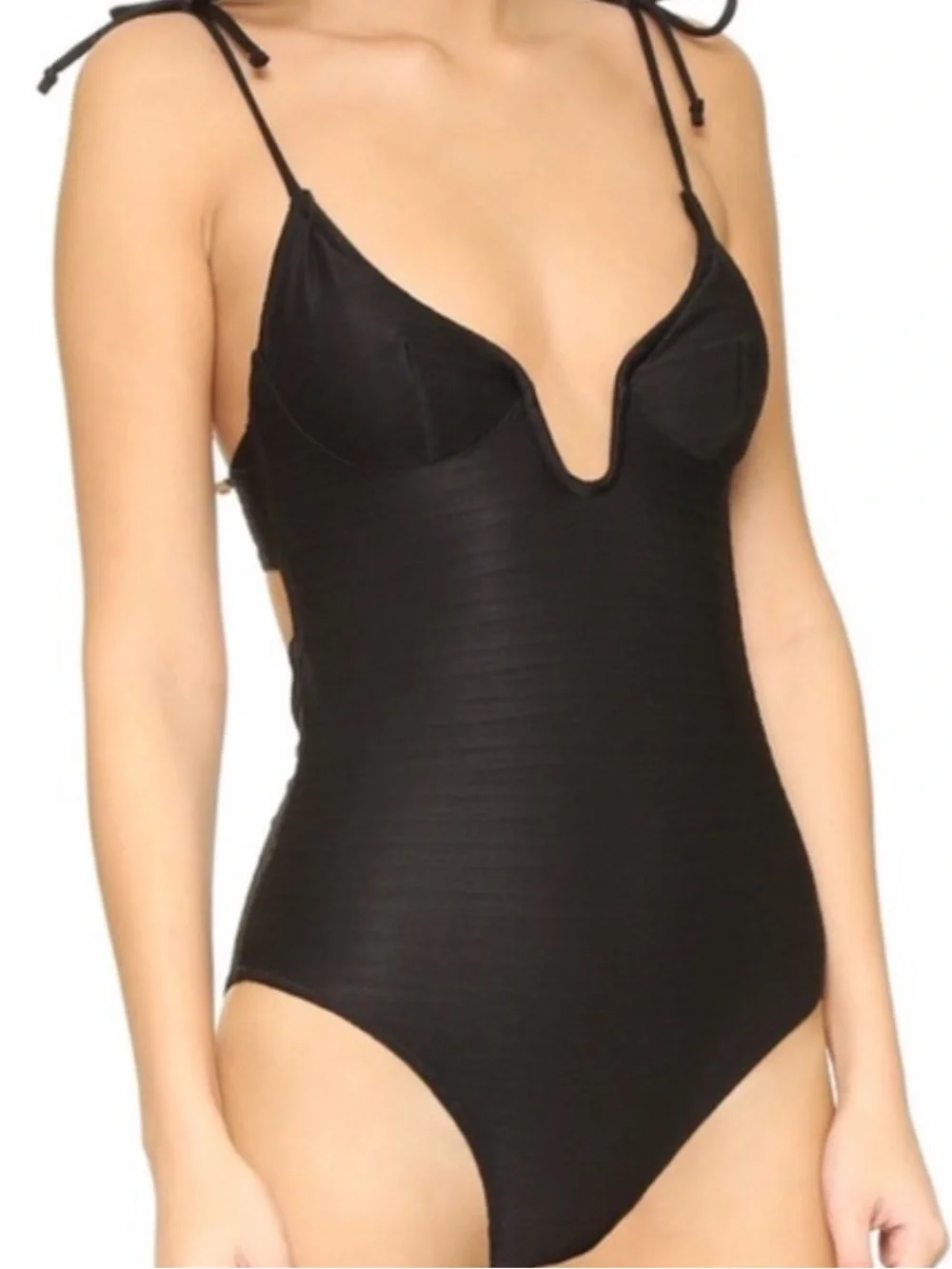 For Love & Lemons Monaco One Piece Swimsuit L